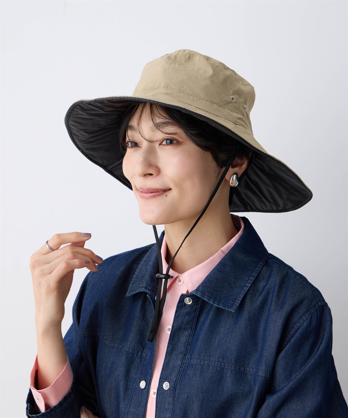 JOIN PARK 【Wpc.】UVカット接触冷感つば広サファリハット_sub_7