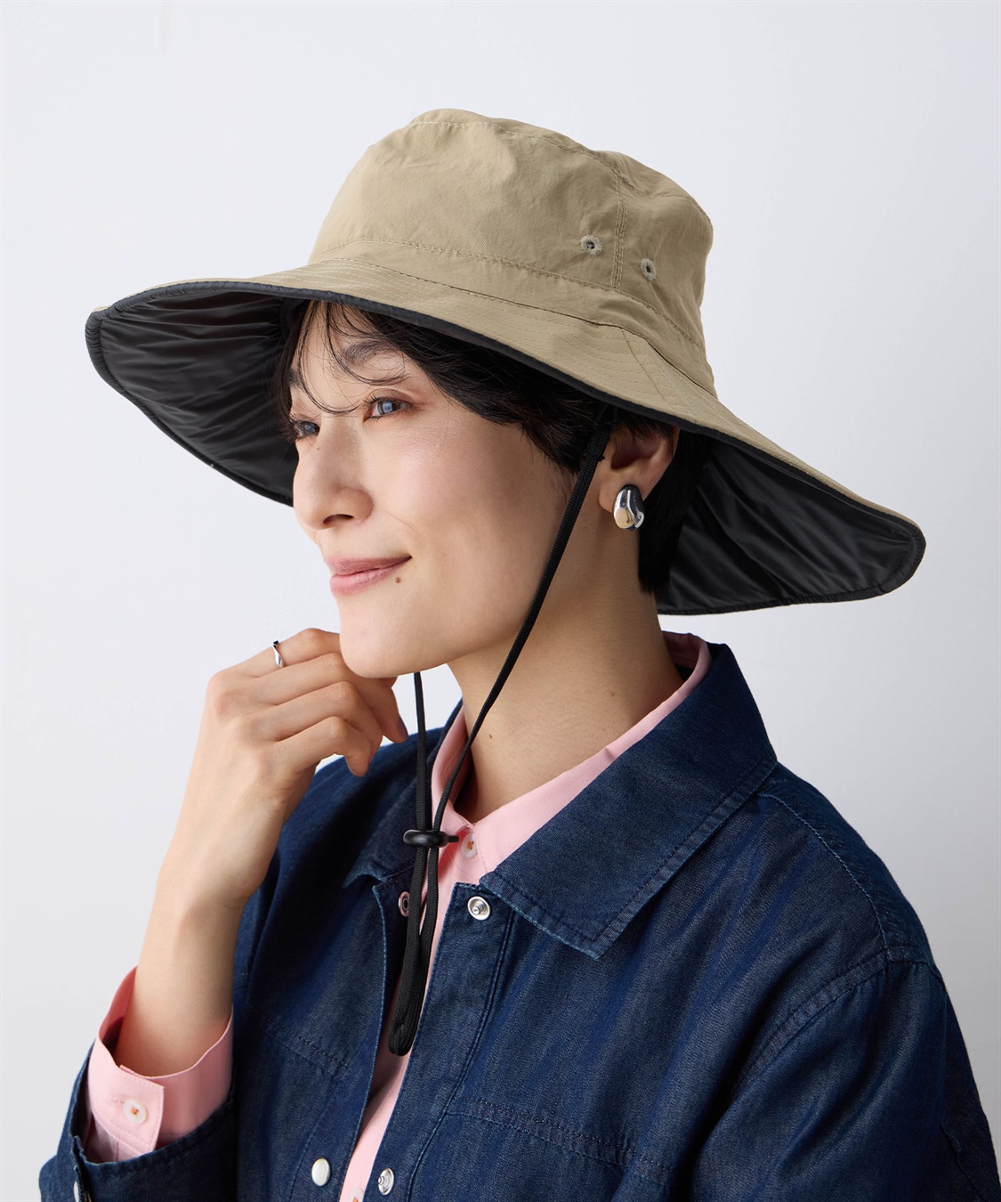 JOIN PARK 【Wpc.】UVカット接触冷感つば広サファリハット_sub_8