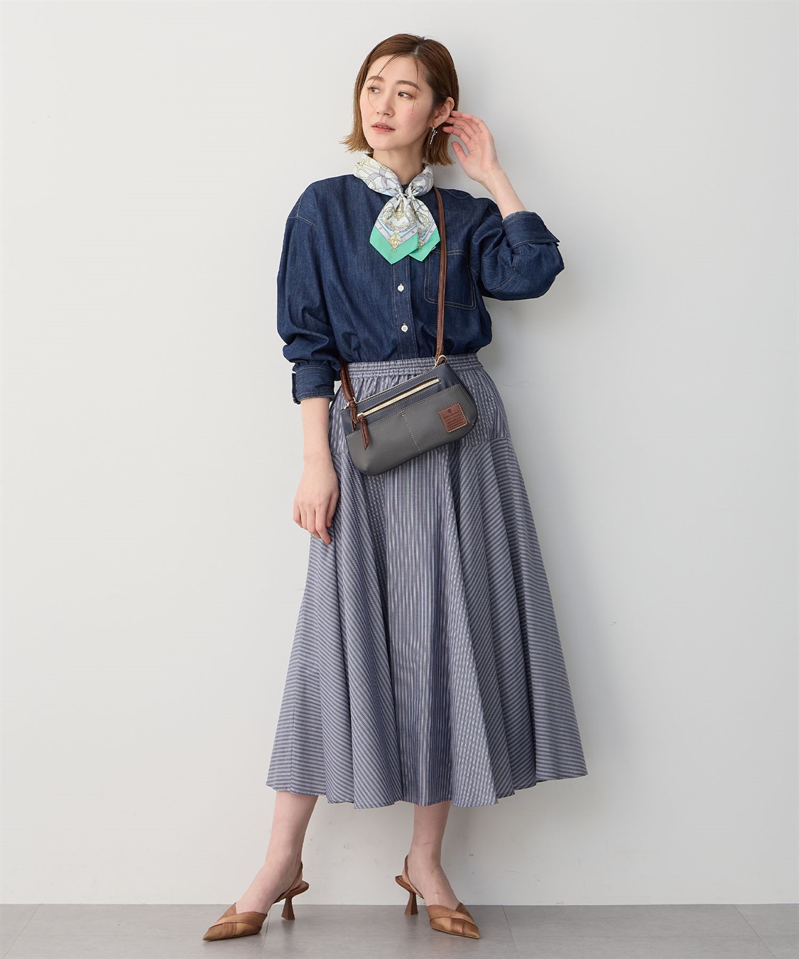 合皮バイカラーミニショルダ JOIN PARK｜クロスプラス公式通販サイト