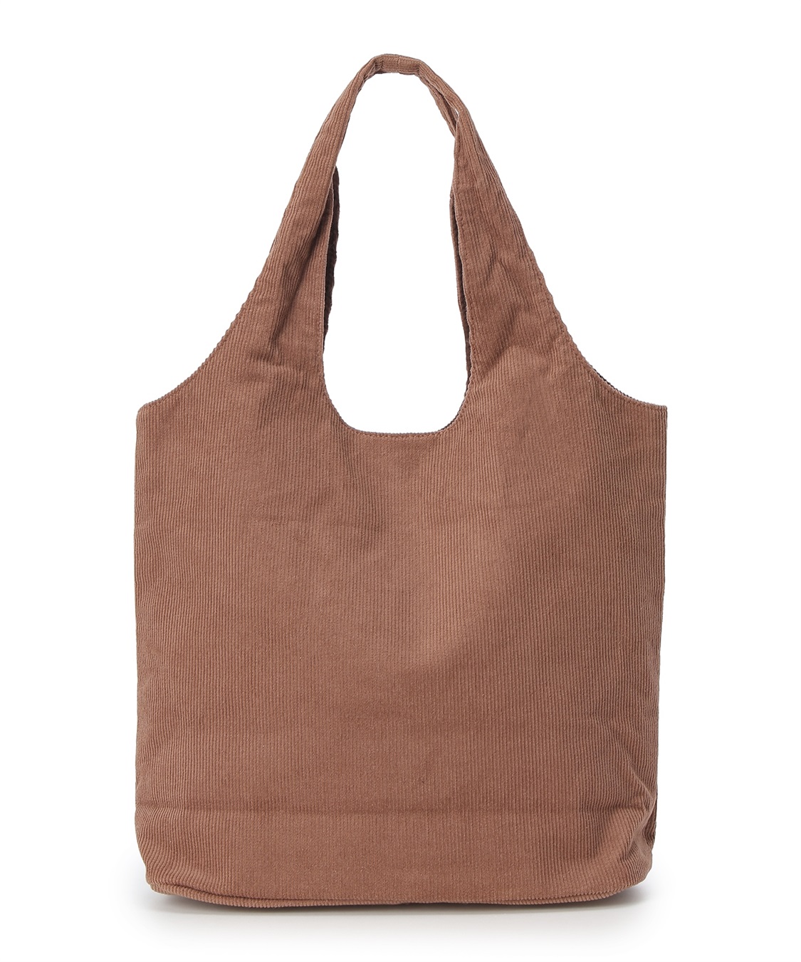 【6C-H1】トートバッグ　チョコレート色　コーデュロイ&アニマル柄 6C-H1】トートバッグ チョコレート色 コーデュロイ&アニマル柄