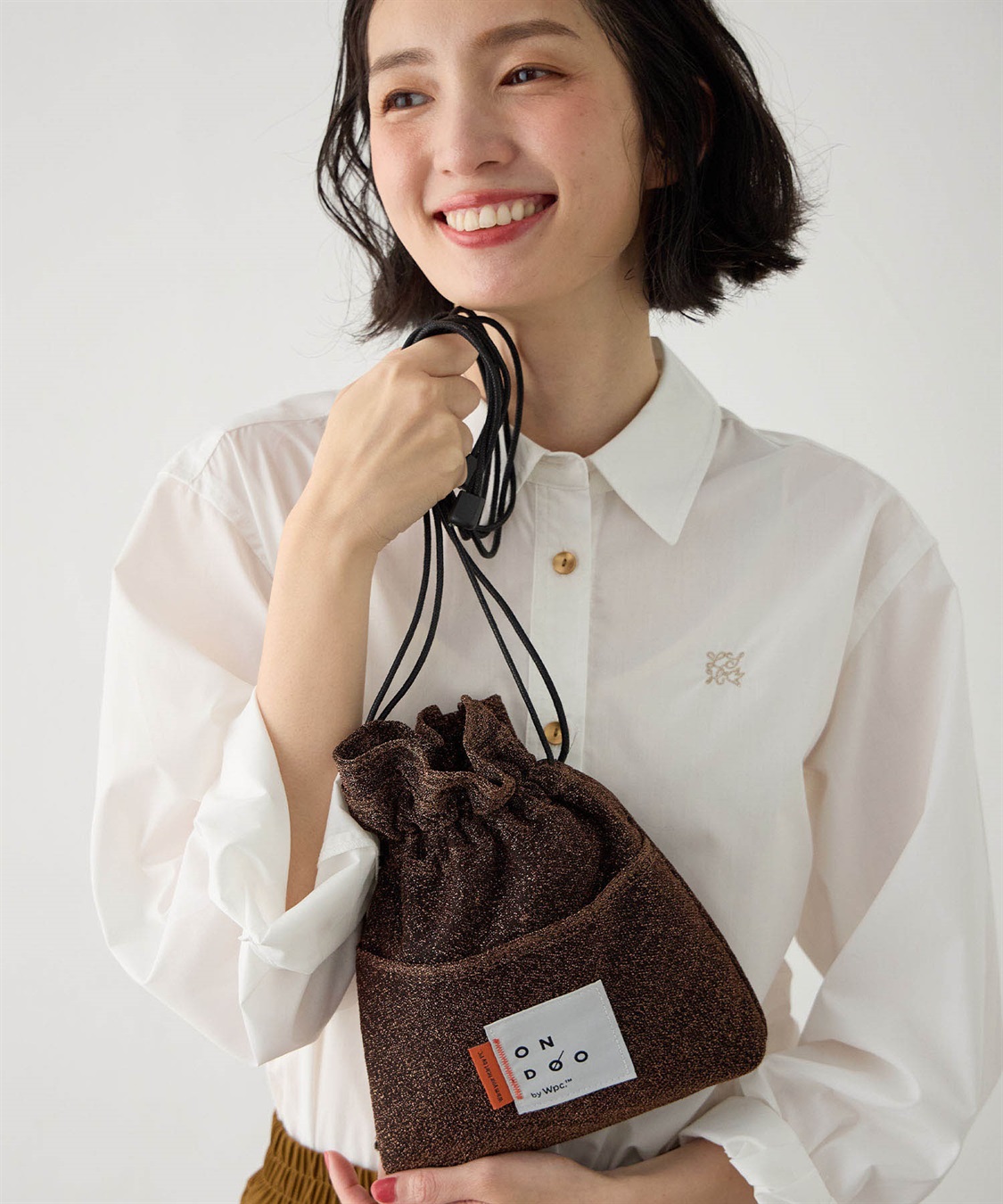 JOIN PARK 【Wpc.】ONDOOラメ２way巾着バック_sub_4