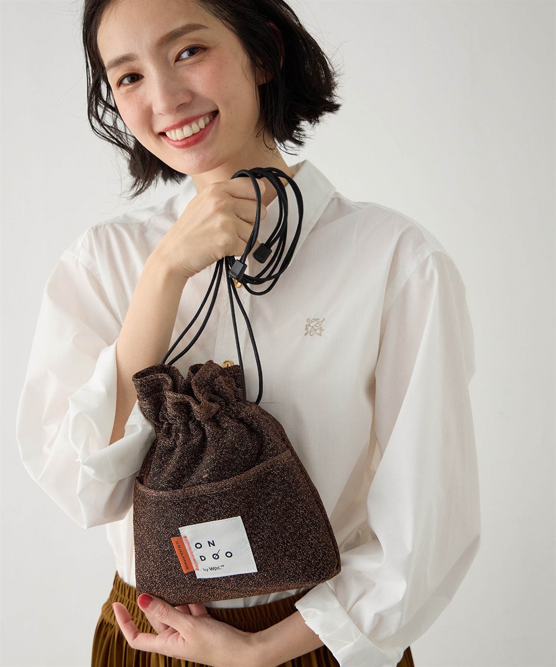 Wpc.】ONDOOラメ2way巾着バック JOIN PARK｜クロスプラス公式通販サイト