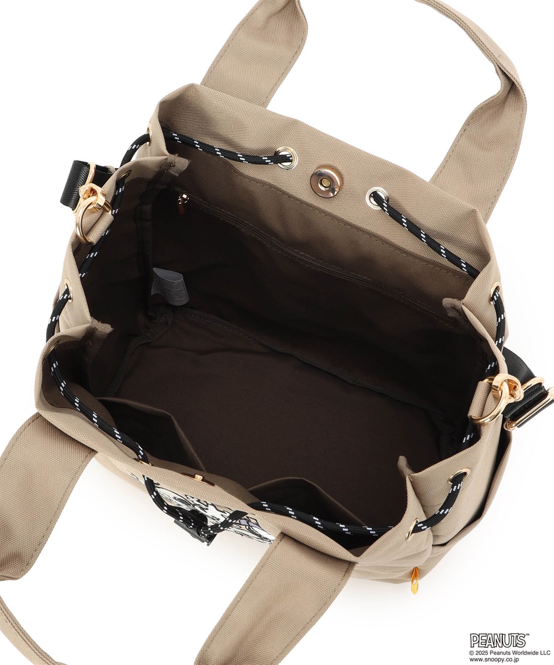 JOIN PARK 【スヌーピー】刺しゅう巾着トートバック_sub_4