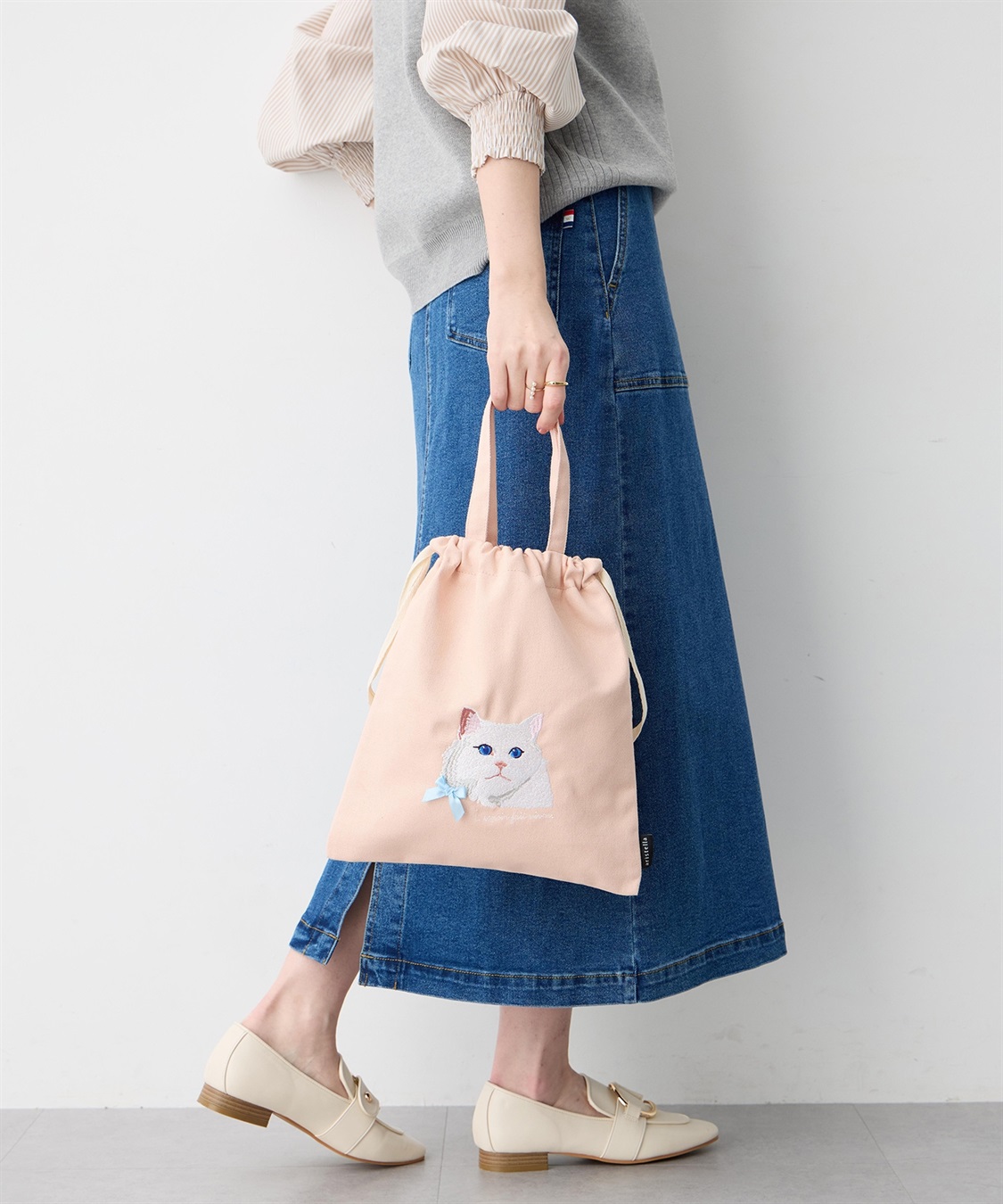 JOIN PARK アトリエ・ポピン猫２WAY手さげバック_sub_2