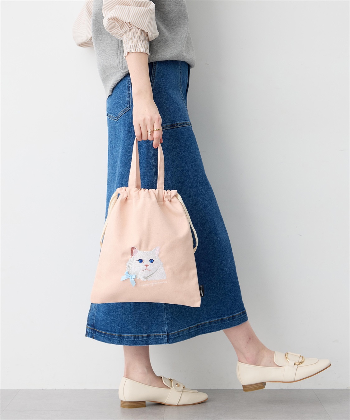 JOIN PARK アトリエ・ポピン猫２WAY手さげバック_sub_3