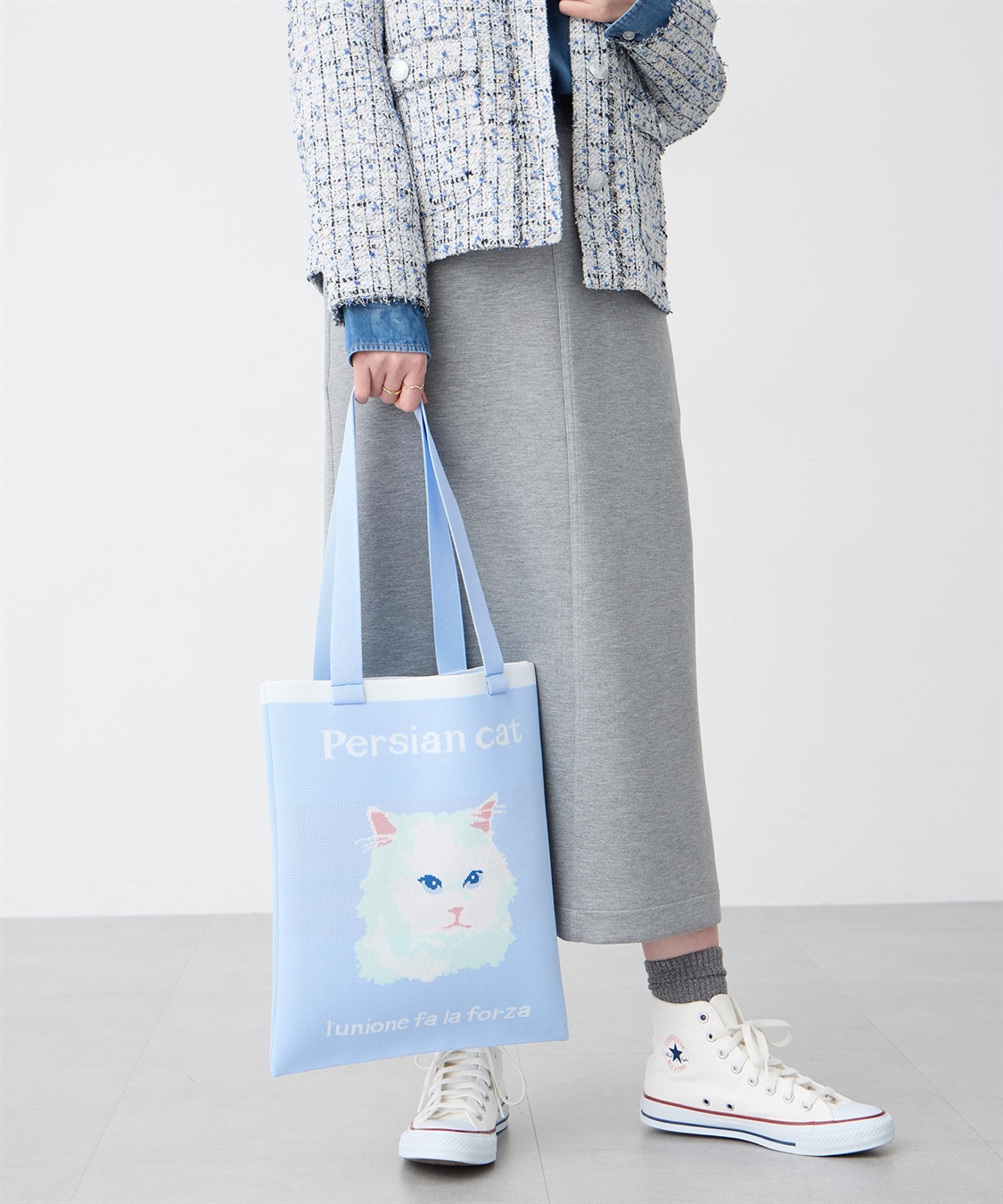 JOIN PARK 猫ニットトートバック_sub_1