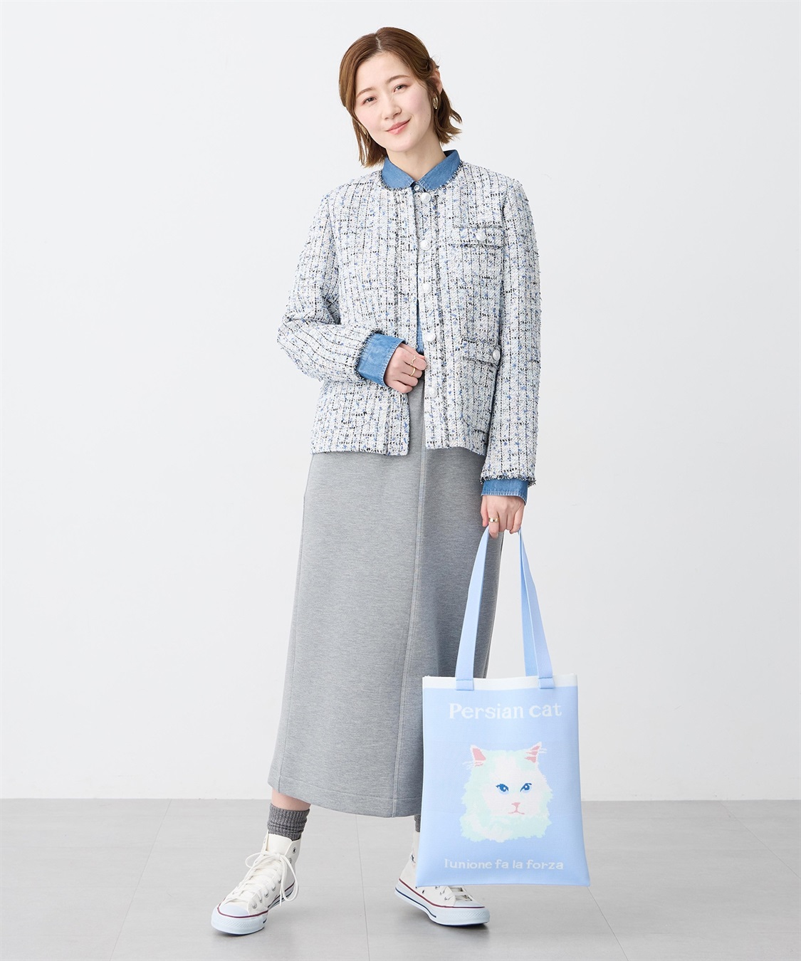 JOIN PARK 猫ニットトートバック_sub_3