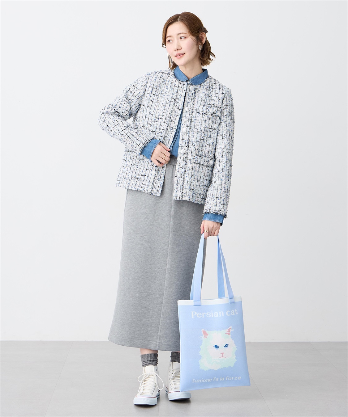 JOIN PARK 猫ニットトートバック_sub_4