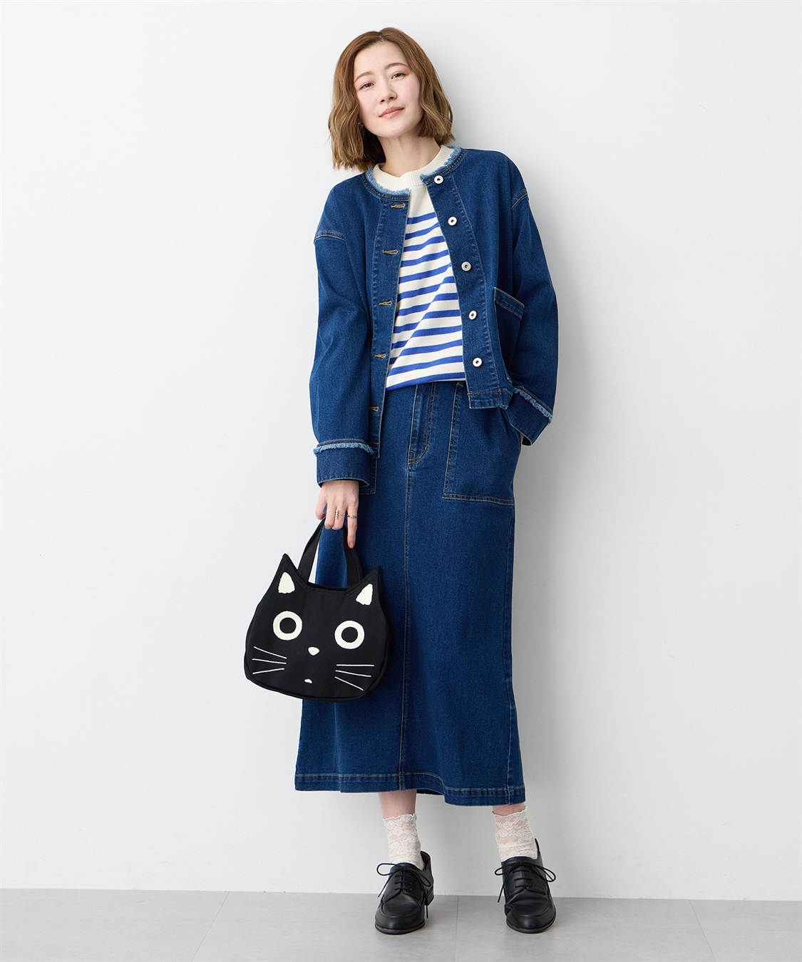 黒猫ミニフェイスバック JOIN PARK｜クロスプラス公式通販サイト
