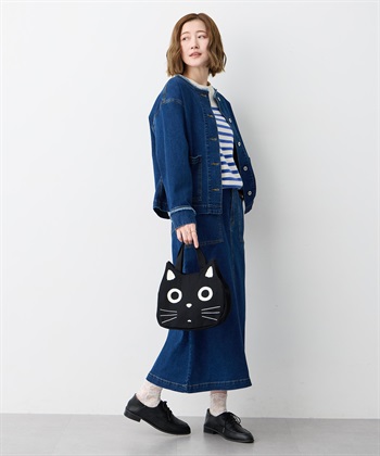 黒猫ミニフェイスバック JOIN PARK｜クロスプラス公式通販サイト