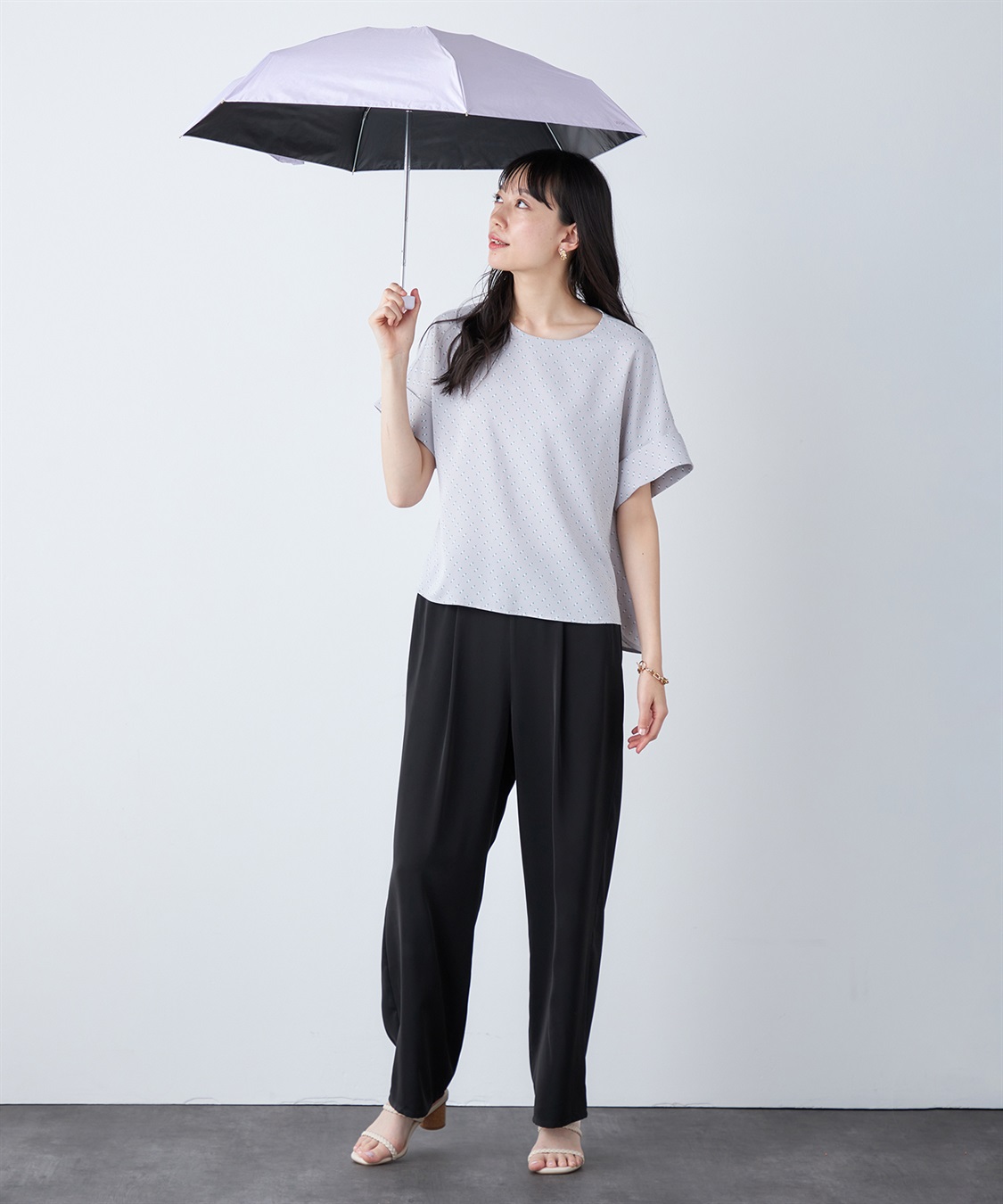 A/C DESIGN BY ALPHA CUBIC 【Wpc.】ポシェット付き晴雨折り畳み傘_sub_14