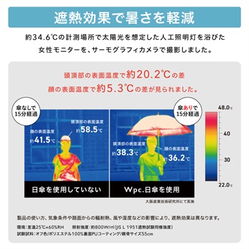 JOIN PARK 【Wpc.】折りたたみ日傘 遮光フラワーシャドウ ミニ【完全遮光100％＆完全UVカット100％生地 コンパクト 晴雨兼用】_subthumb_19
