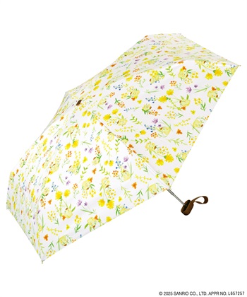 JOIN PARK 【Wpc.】サンリオキャラクターズ 遮光 水彩フラワー ミニ 日傘 折りたたみ【完全遮光100％・完全UVカット率100％・軽量】_subthumb_1