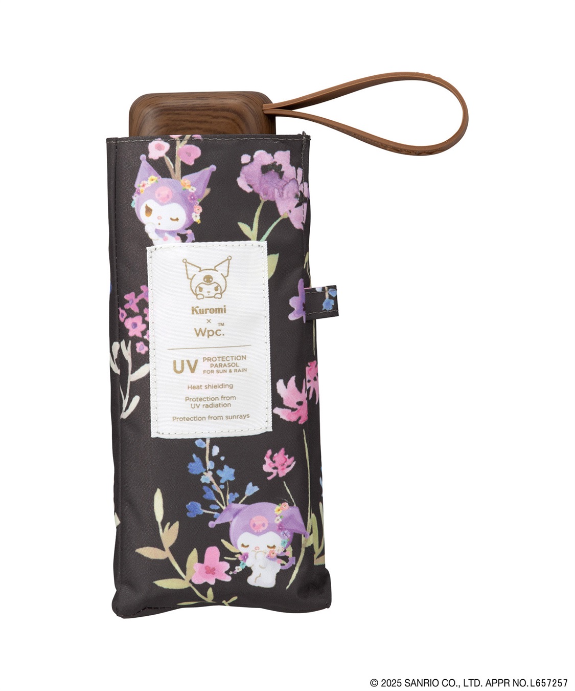 JOIN PARK 【Wpc.】サンリオキャラクターズ 遮光 水彩フラワー ミニ 日傘 折りたたみ【完全遮光100％・完全UVカット率100％・軽量】_sub_8