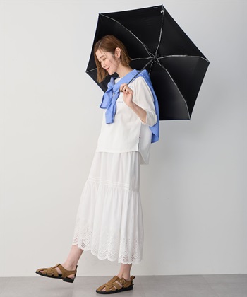JOIN PARK 【Wpc.】日傘折りたたみ 遮光ノーブルベーシック ミニ【完全遮光100％ 完全UVカット率100％生地 コンパクト 晴雨兼用】_subthumb_6