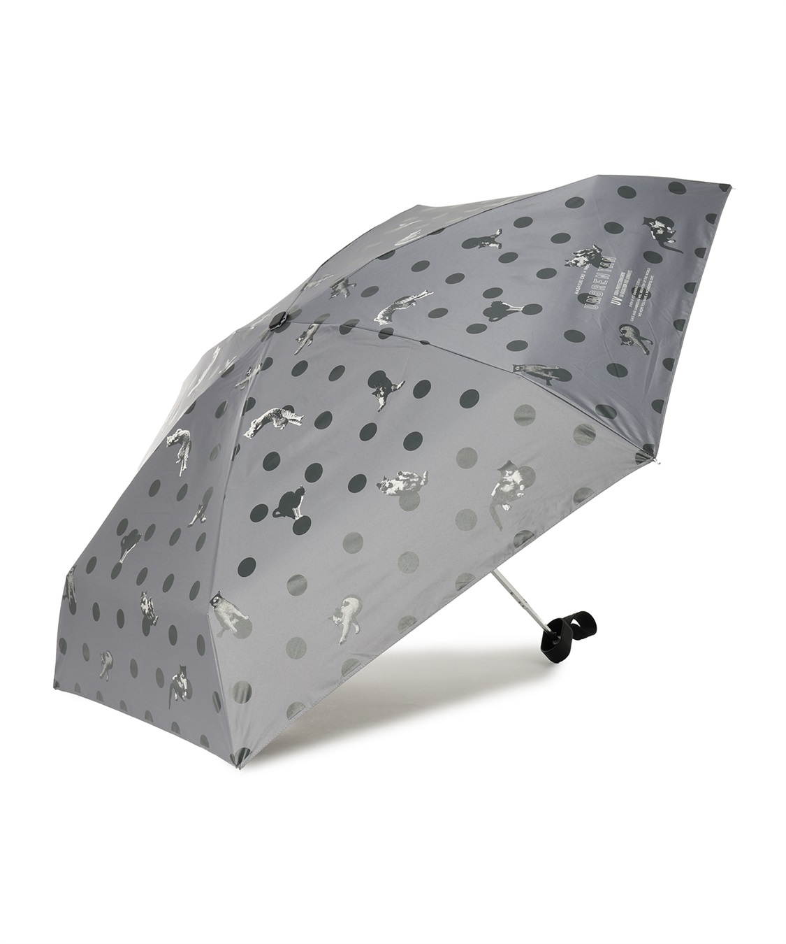 JOIN PARK 【Wpc.】遮光アンブレにゃんドット　沖昌之さん×Wpc.【完全遮光100％ 完全UVカット率100％生地 コンパクト 晴雨兼用】_sub_8