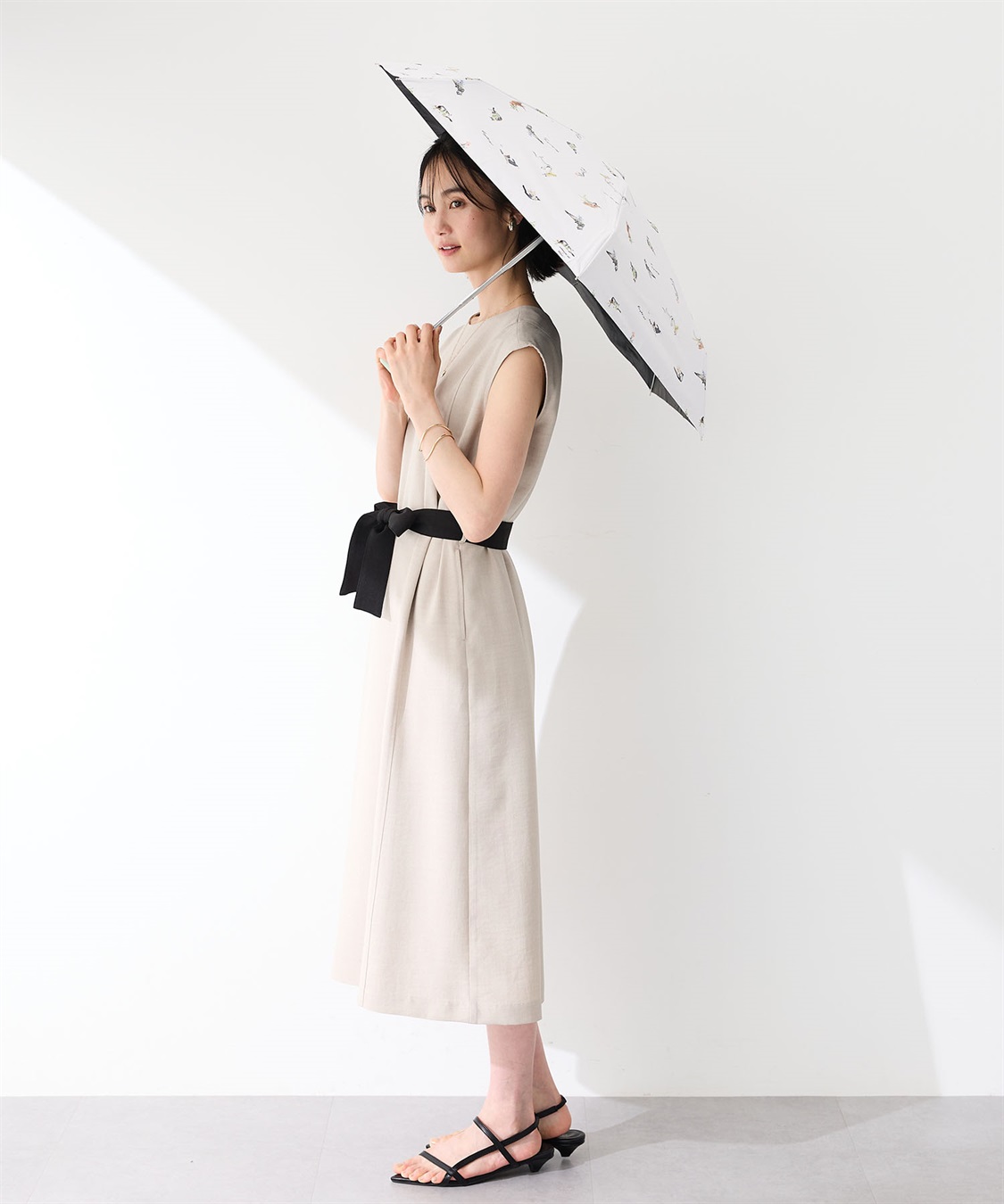 JOIN PARK 【Wpc.】遮光アンブレにゃん　沖昌之さん×Wpc.【完全遮光100％ 完全UVカット率100％生地 コンパクト 晴雨兼用】_sub_6