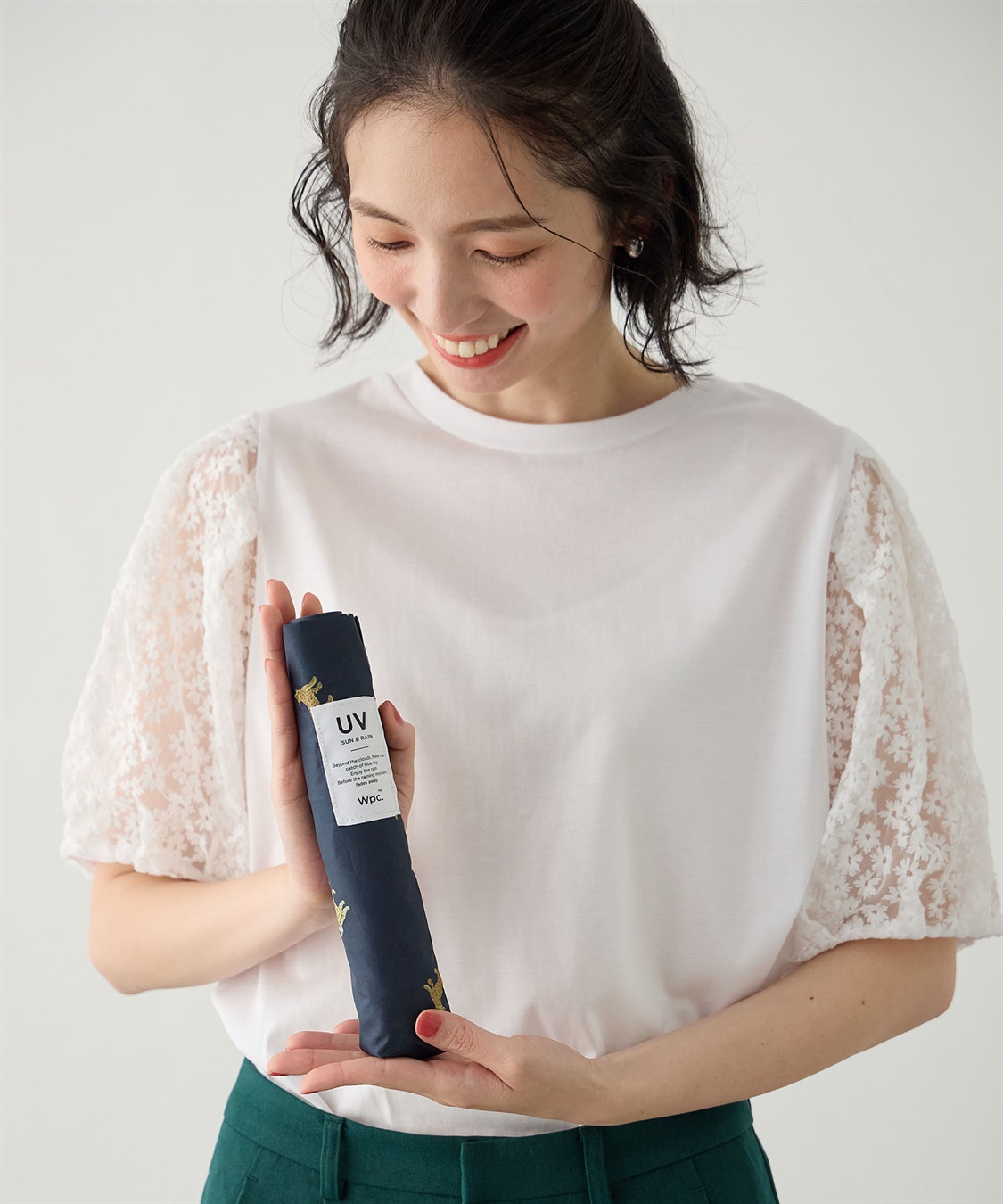 WPC 超軽量折りたたみ傘レオパード＆タイガーmini JOIN PARK｜クロス