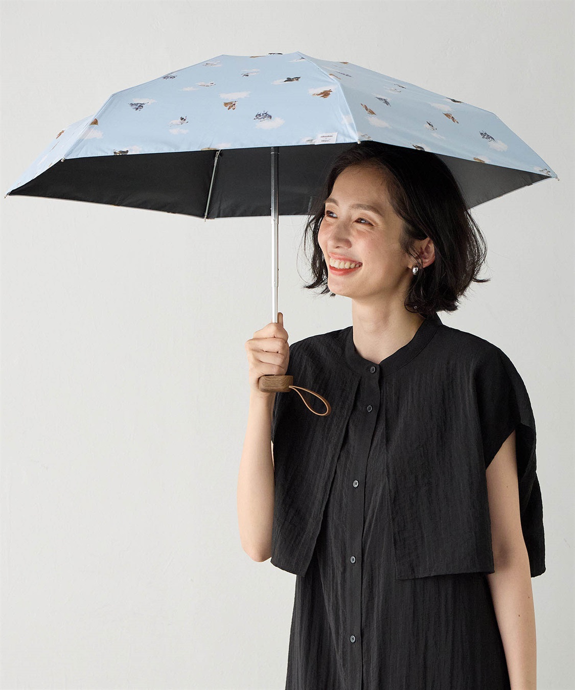飛行犬×Wpc. 空飛ぶ遮光ワンブレmini 晴雨兼用 日傘 JOIN PARK