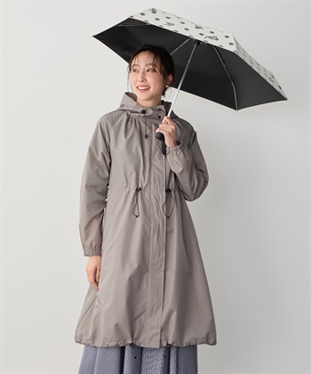 さえら Rain Dance 高級 モッズ トレンチ ロング コート 花 送料無料】【撥水加工】エアータンブラー TCギャバジン ロング