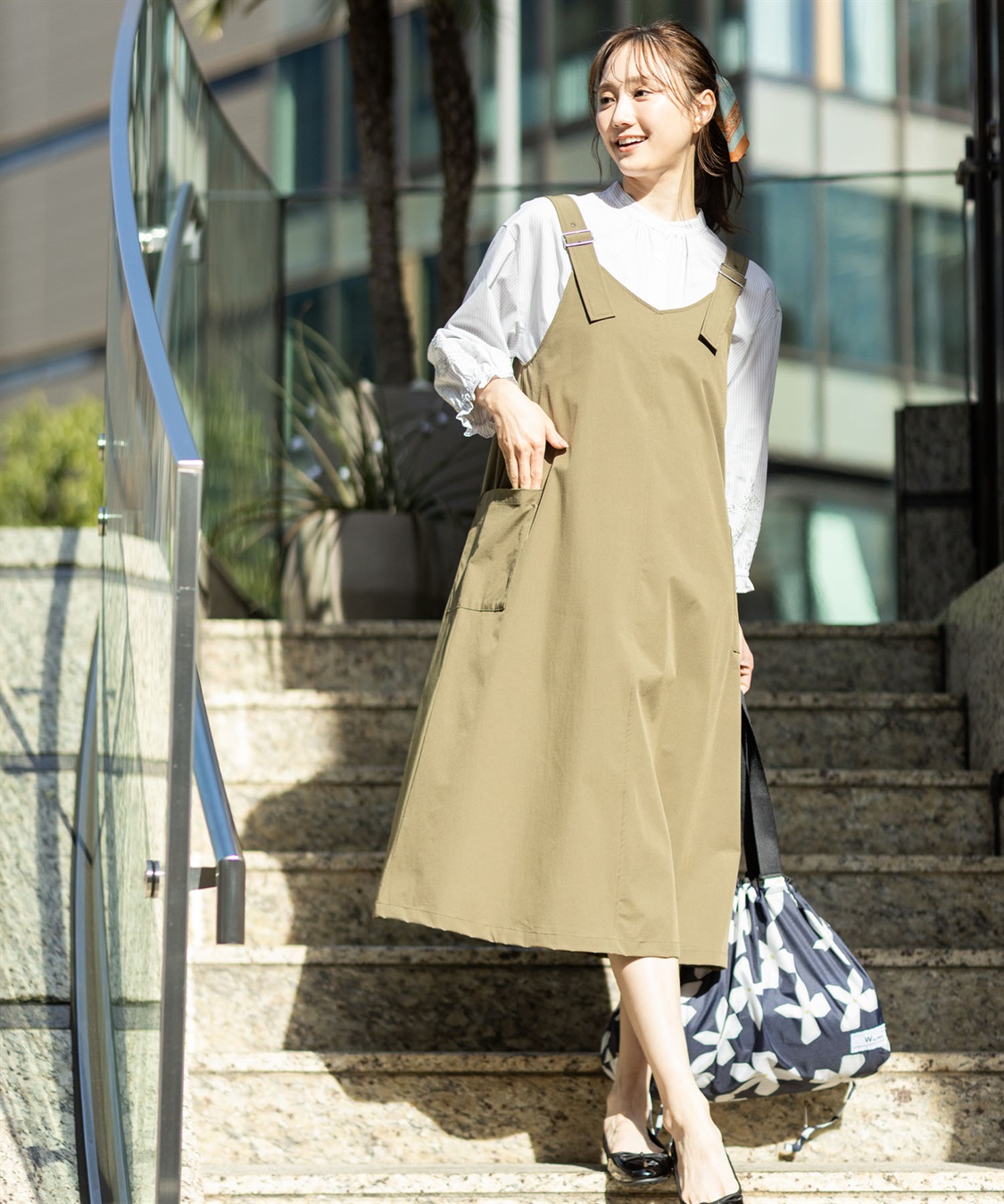 JOIN PARK 【Wpc.】パッカブルレインバッグカバー【撥水＆防水加工生地 大きい開け口 収納力バツグン エコバッグ トートバッグ サブバッグ コンパクト収納 折りたたみ】_sub_16