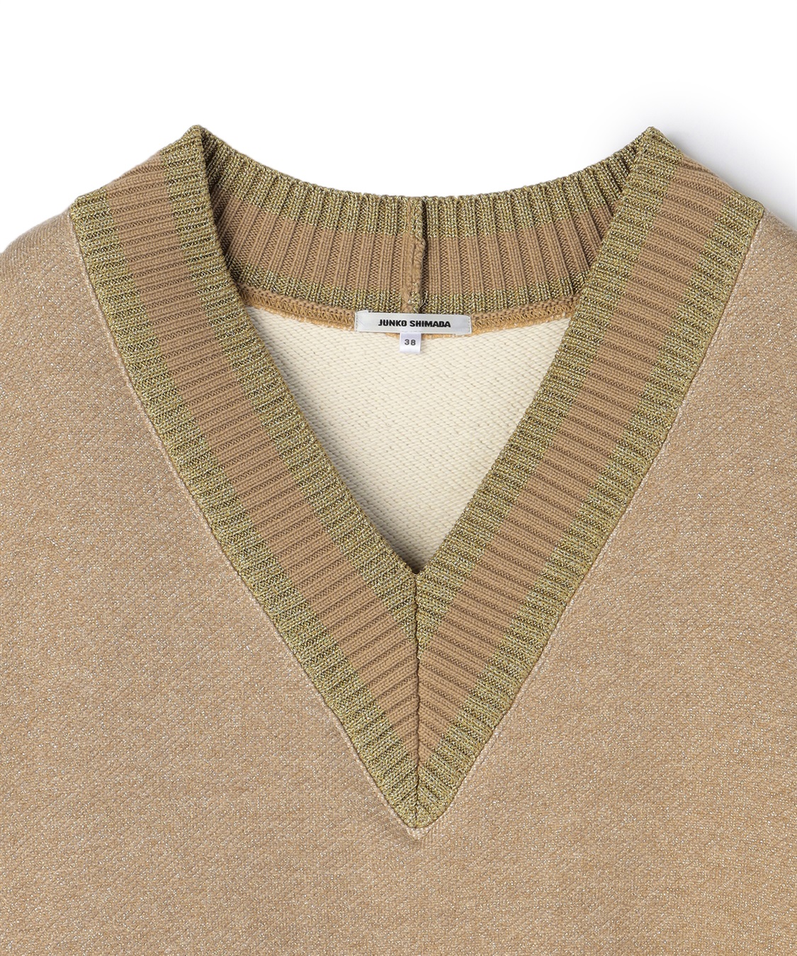 JUNKO SHIMADA 【BLACK FRIDAY】ラインリブVネックプルオーバー_sub_2