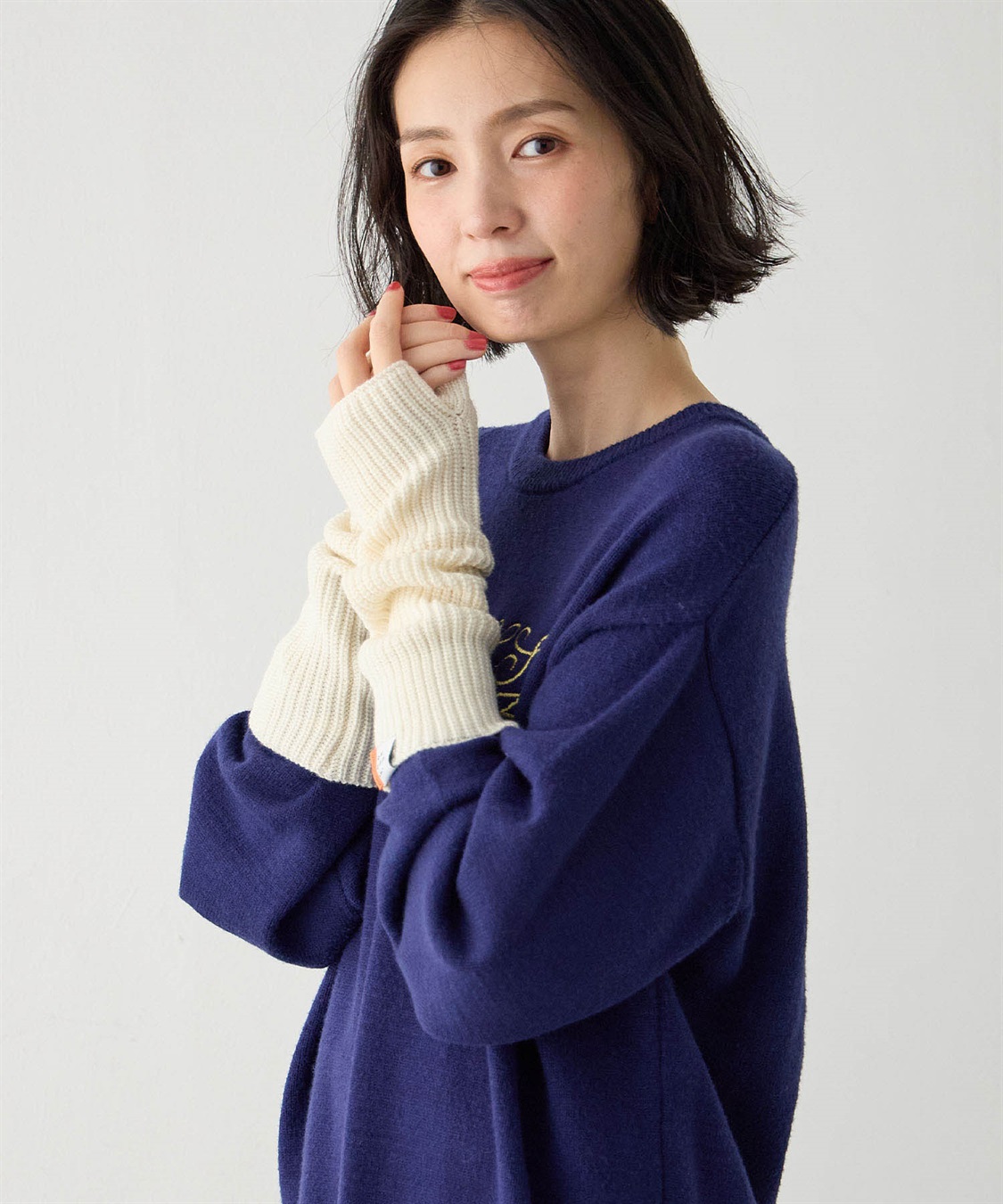 Wpc.】ONDOOリブニットウォームアームカバー JOIN PARK｜クロスプラス