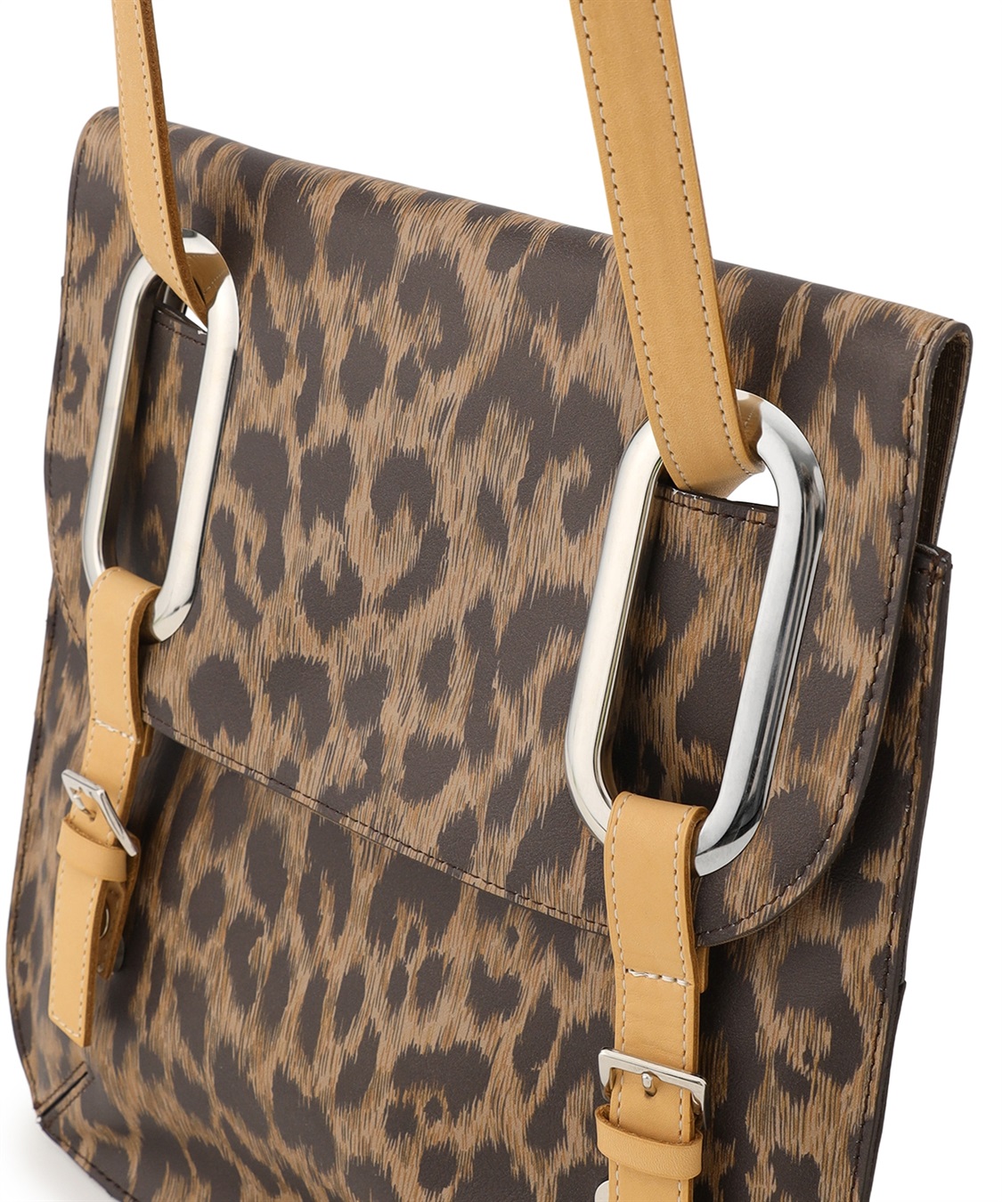 JUNKO SHIMADA レオパードレザーバッグ_sub_4