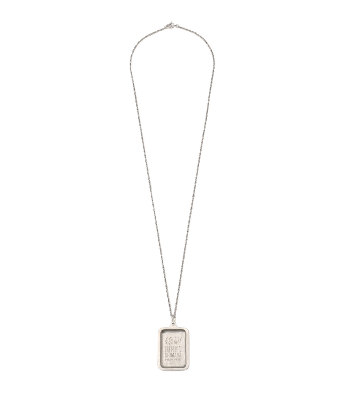 49AV JUNKO SHIMADA ロゴプレートメタルネックレス_sub_11