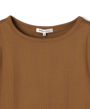 49AV JUNKO SHIMADA リブ半袖Tシャツ_subthumb_2