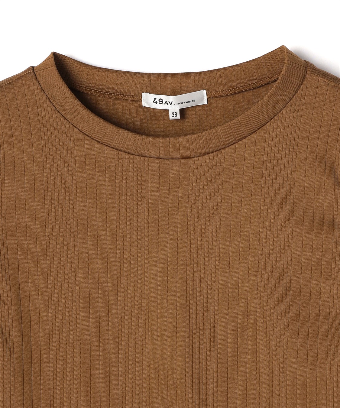 49AV JUNKO SHIMADA リブ長袖カットソー_sub_2
