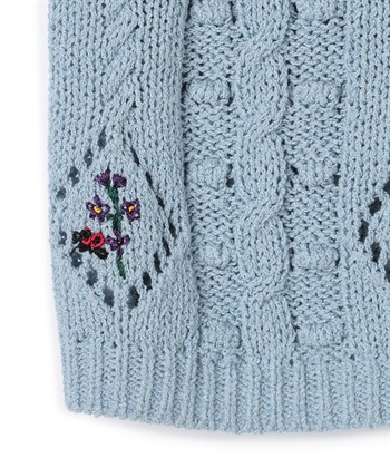 49AV JUNKO SHIMADA 刺繍入りフィッシャーマン半袖ニット_subthumb_4