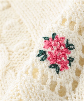 49AV JUNKO SHIMADA 刺繍入りフィッシャーマン半袖ニット_subthumb_6