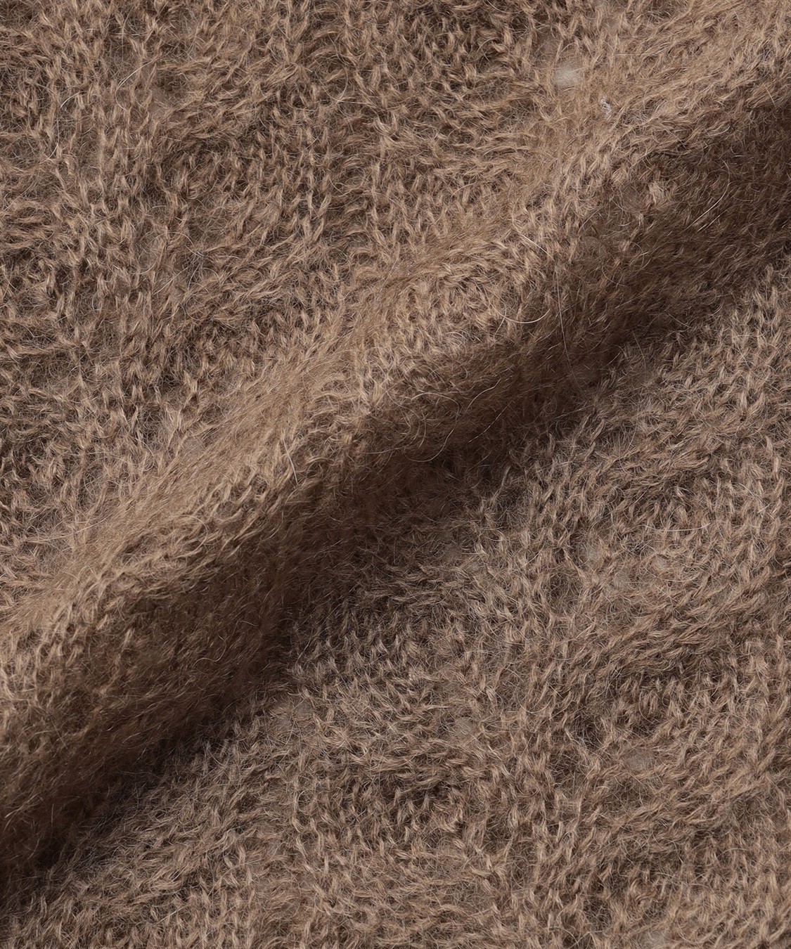 TIME SALE】モヘヤ混長袖ニットプルオーバー 49AV JUNKO SHIMADA