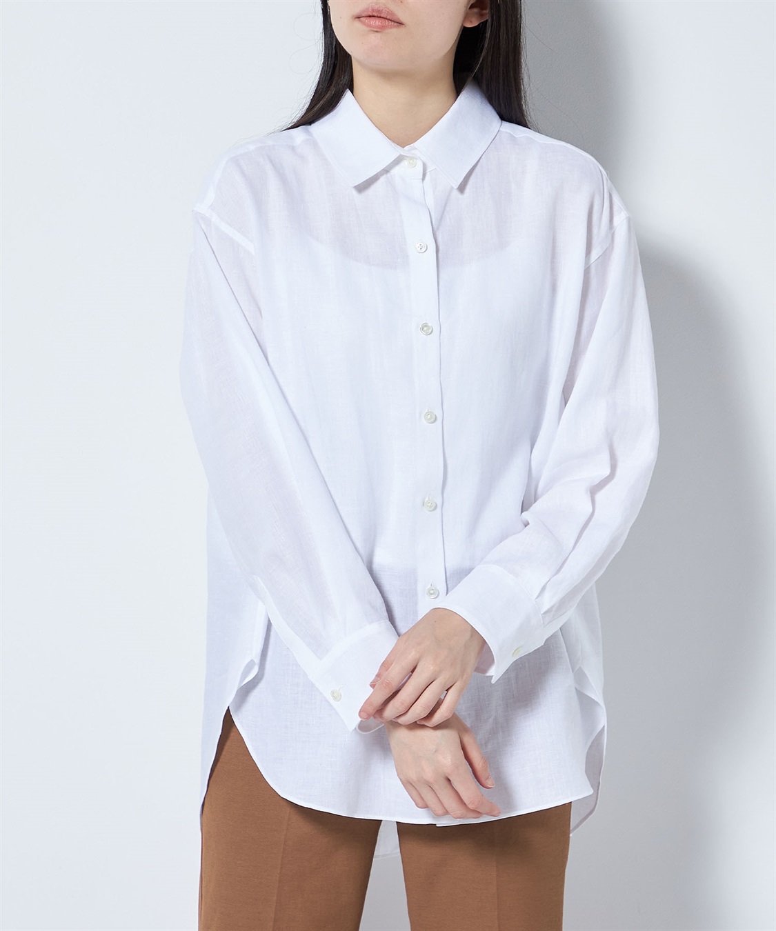リネン長袖シャツ 49AV JUNKO SHIMADA｜クロスプラス公式通販サイト