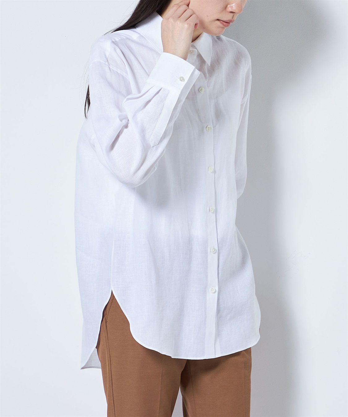 リネン長袖シャツ 49AV JUNKO SHIMADA｜クロスプラス公式通販サイト