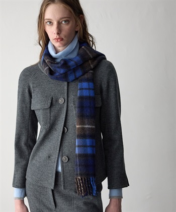 49AV JUNKO SHIMADA 【CHRISTMAS SALE】チェック柄カシミヤマフラー_subthumb_2