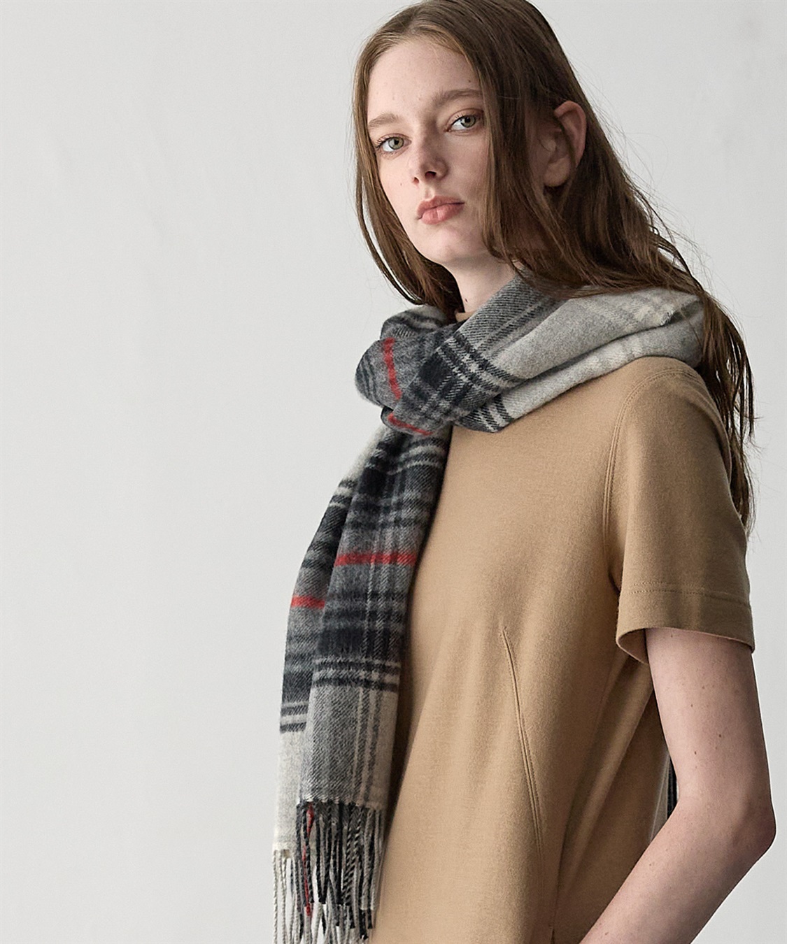 TIME SALE】チェック柄ウールブランケット 49AV JUNKO SHIMADA