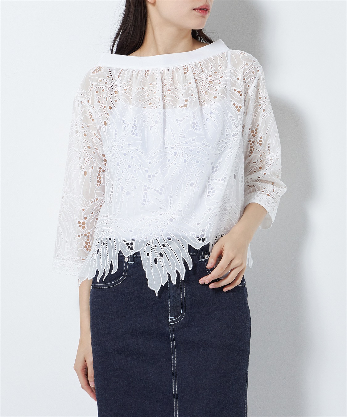 49AV.Junko Shimada トップス 疑麻コットンニットトップス 49AV JUNKO SHIMADA｜クロスプラス