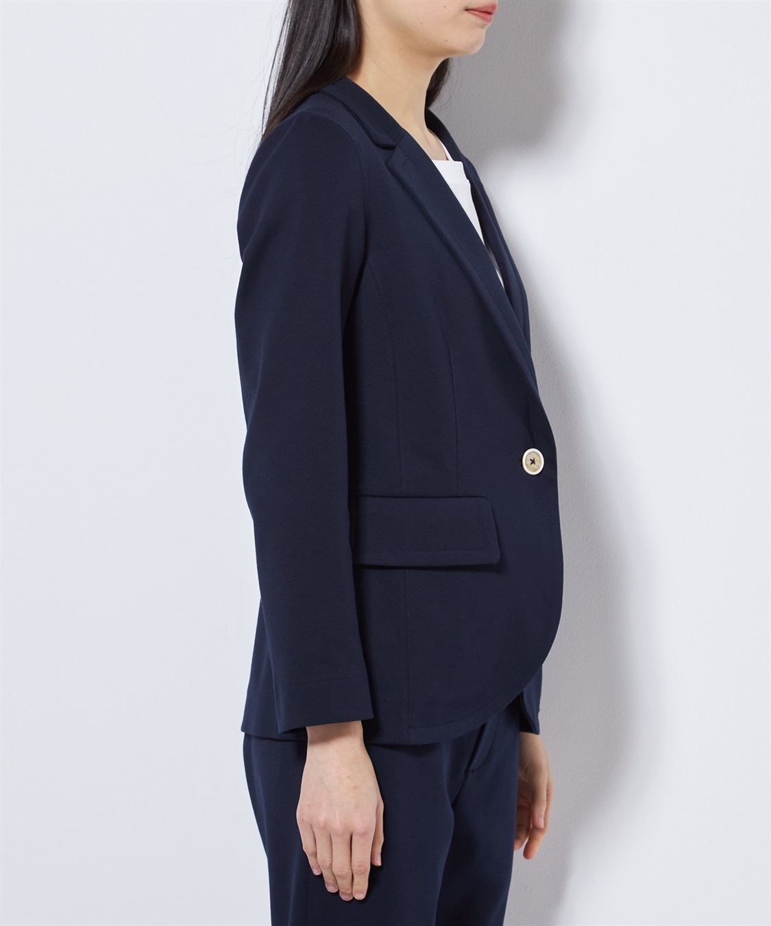 49AV JUNKO SHIMADA 【TIME SALE】ワンボタンテーラードジャケット_sub_2