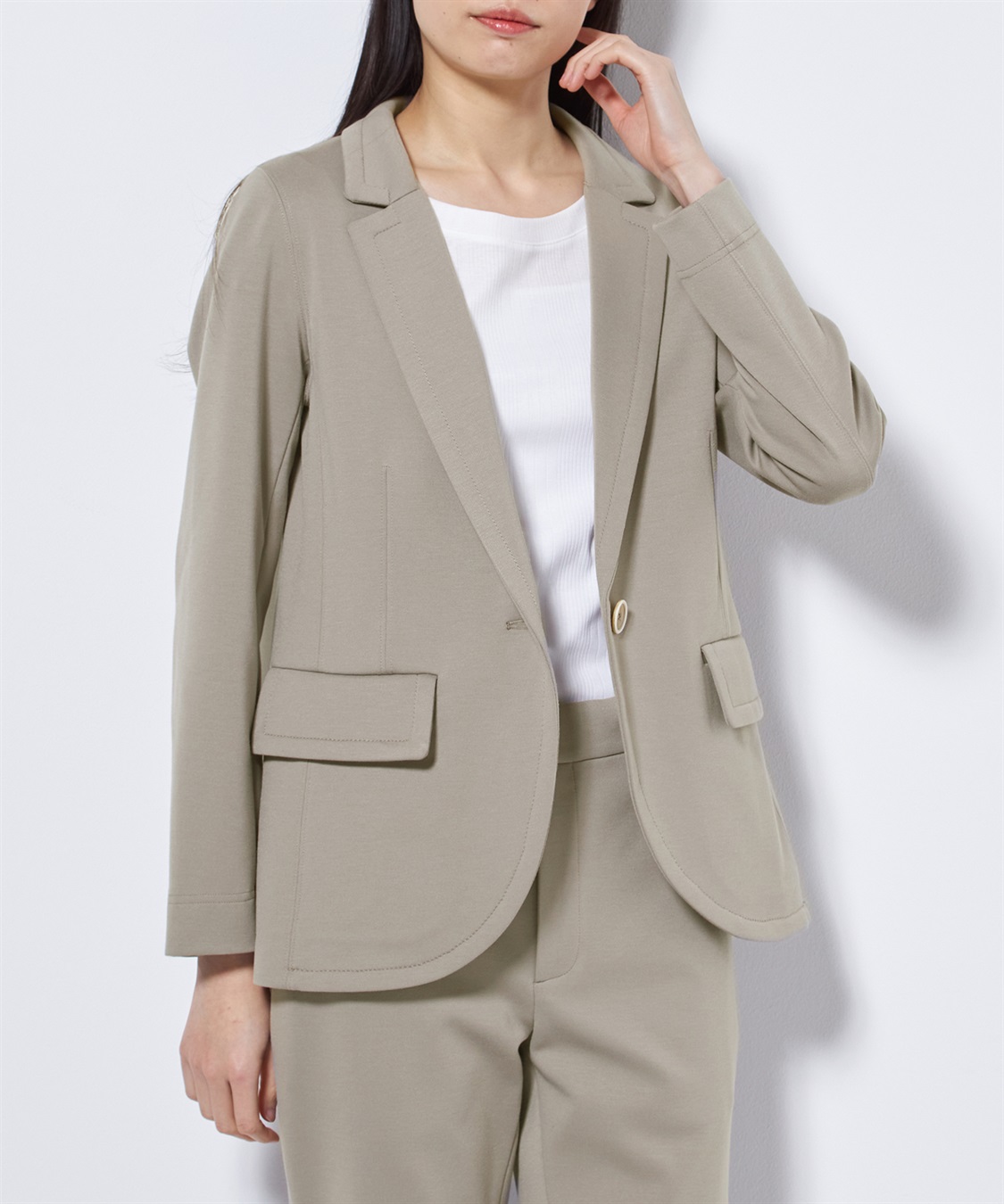 49AV JUNKO SHIMADA 【TIME SALE】ワンボタンテーラードジャケット_sub_9