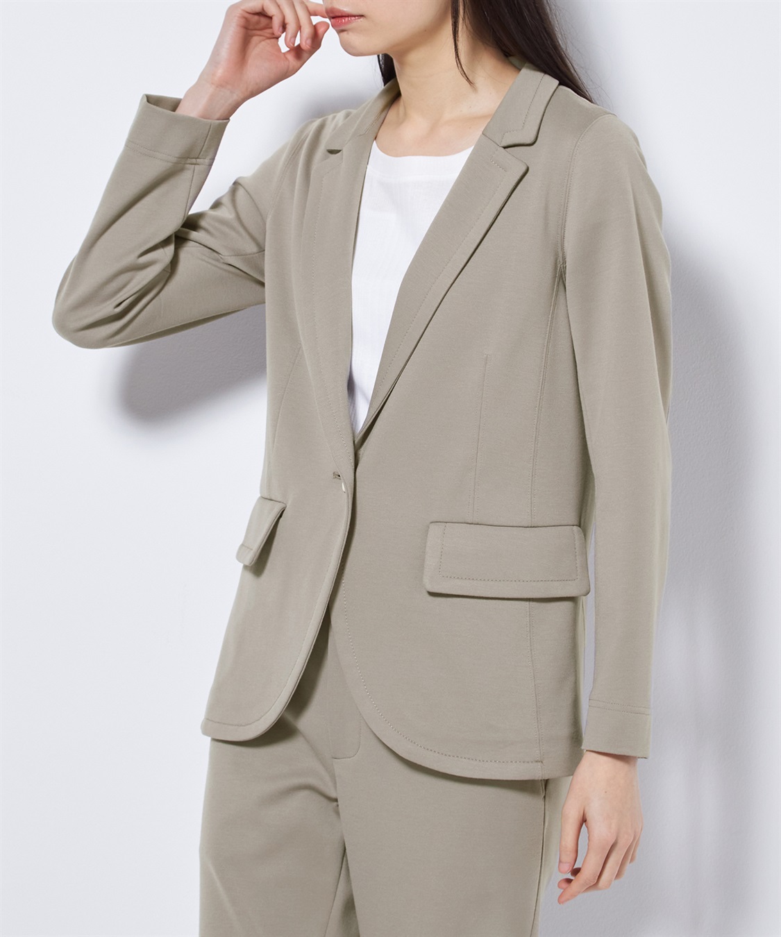 49AV JUNKO SHIMADA 【TIME SALE】ワンボタンテーラードジャケット_sub_10