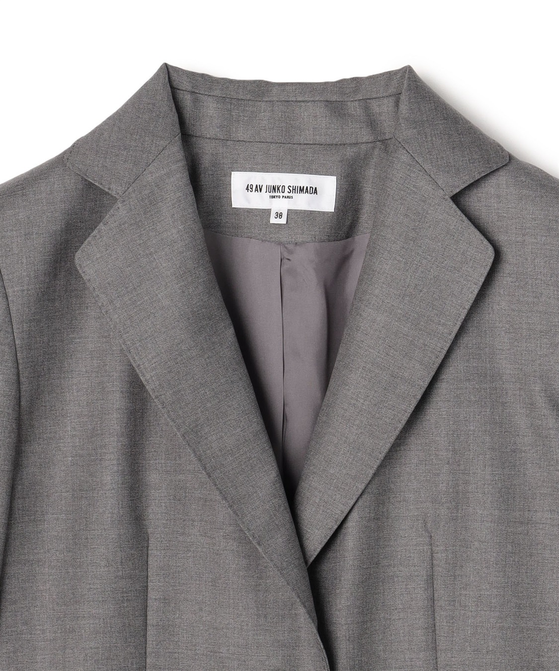 CHRISTMAS SALE】2つボタンテーラードジャケット 49AV JUNKO SHIMADA