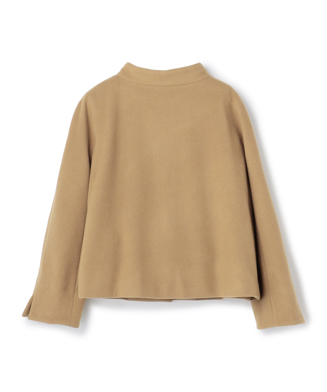 メルトンノーカラーブルゾン 49AV JUNKO SHIMADA｜クロスプラス