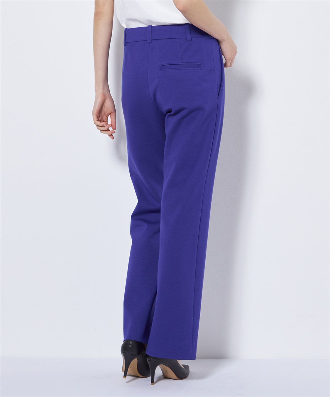 49AV JUNKO SHIMADA 【CHRISTMAS SALE】ポンチ素材フレアパンツ_sub_6