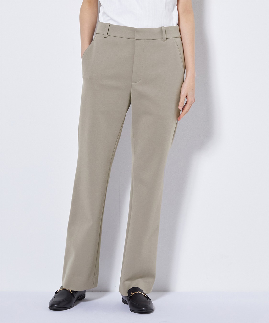 49AV JUNKO SHIMADA 【CHRISTMAS SALE】ポンチ素材フレアパンツ_sub_7