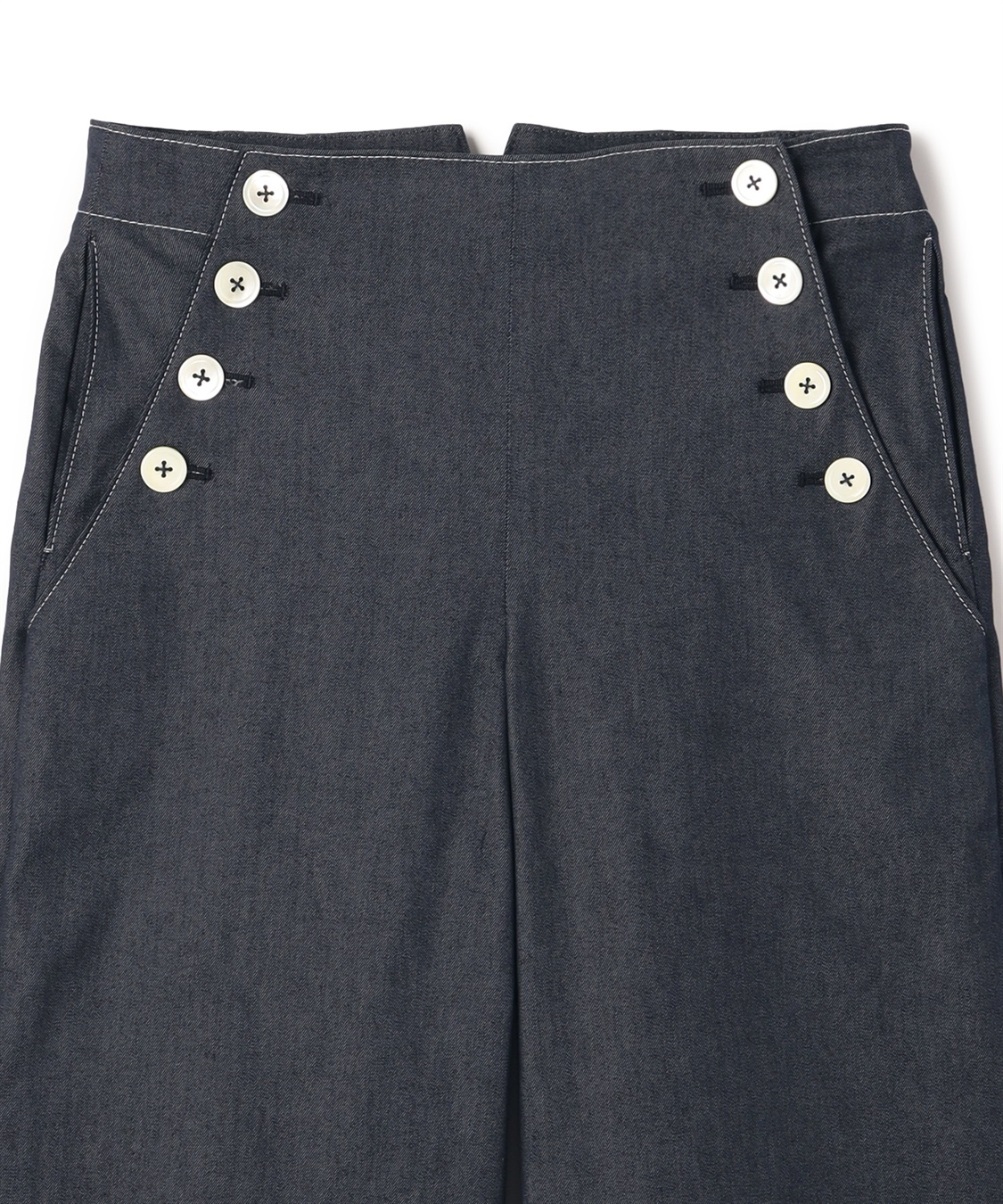 定価40700円【新品】レディースMブリーフィング シャツ＆パンツセット クールマックス素材マリンパンツ 49AV JUNKO SHIMADA｜クロスプラス