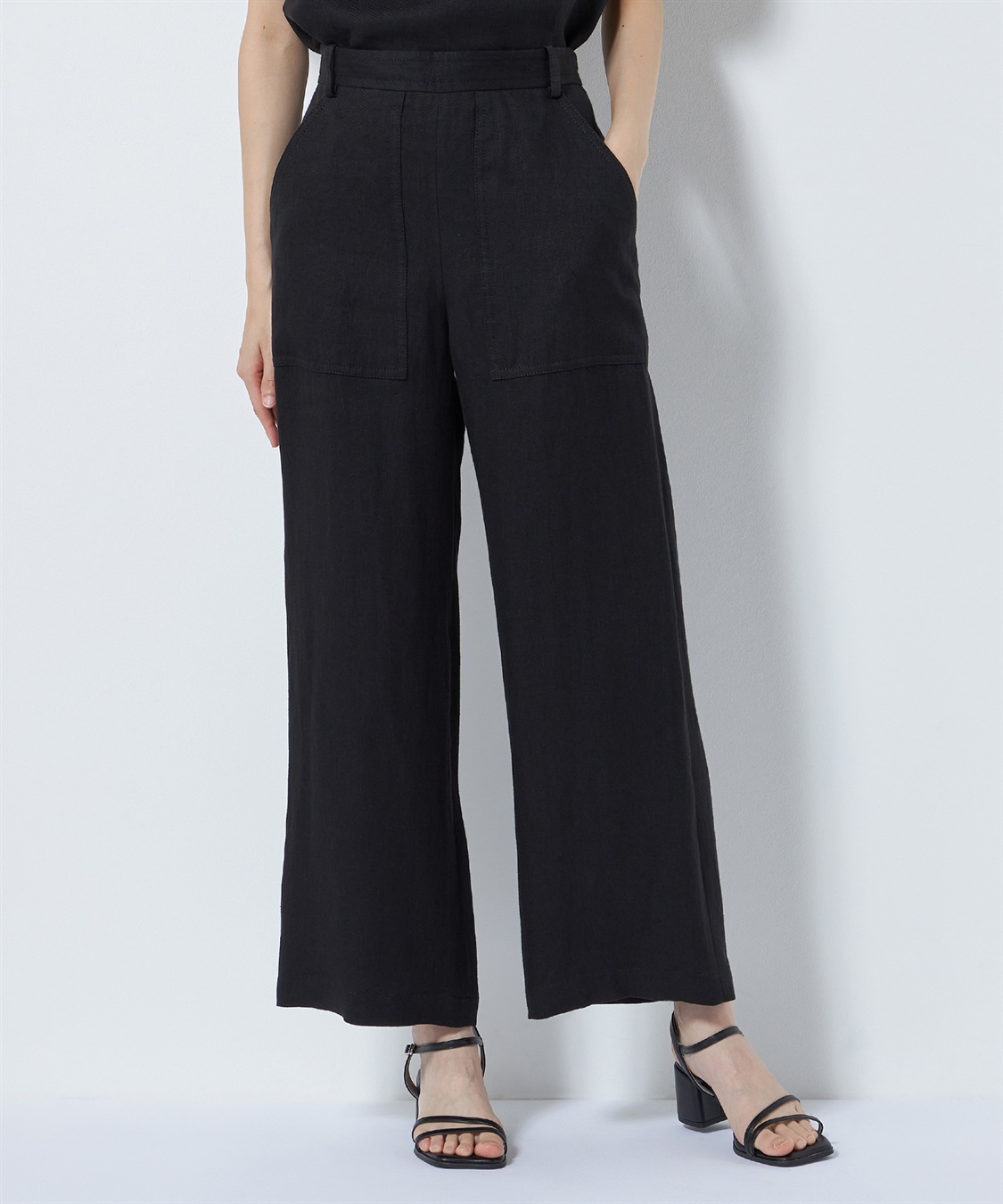 ナチュラルリネンパンツ 49AV JUNKO SHIMADA｜クロスプラス公式通販サイト