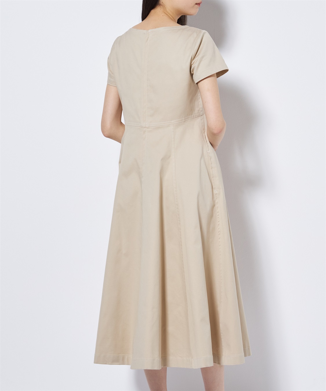 ゾーアンドネマ　ワンピース　L クールマックス切り替えワンピース 49AV JUNKO SHIMADA｜クロス