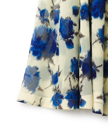 49AV JUNKO SHIMADA ロース柄プリントギャザーワンピース_subthumb_5